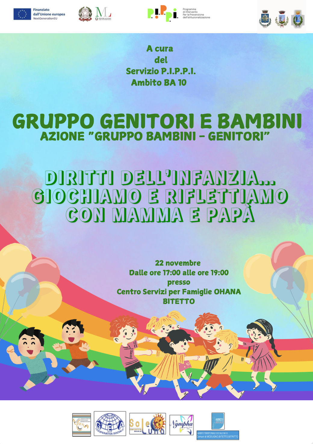 titolo immagine Immagine di Diritti dell’infanzia…giochiamo e riflettiamo con mamma e papà” - Programma P.I.P.P.I.