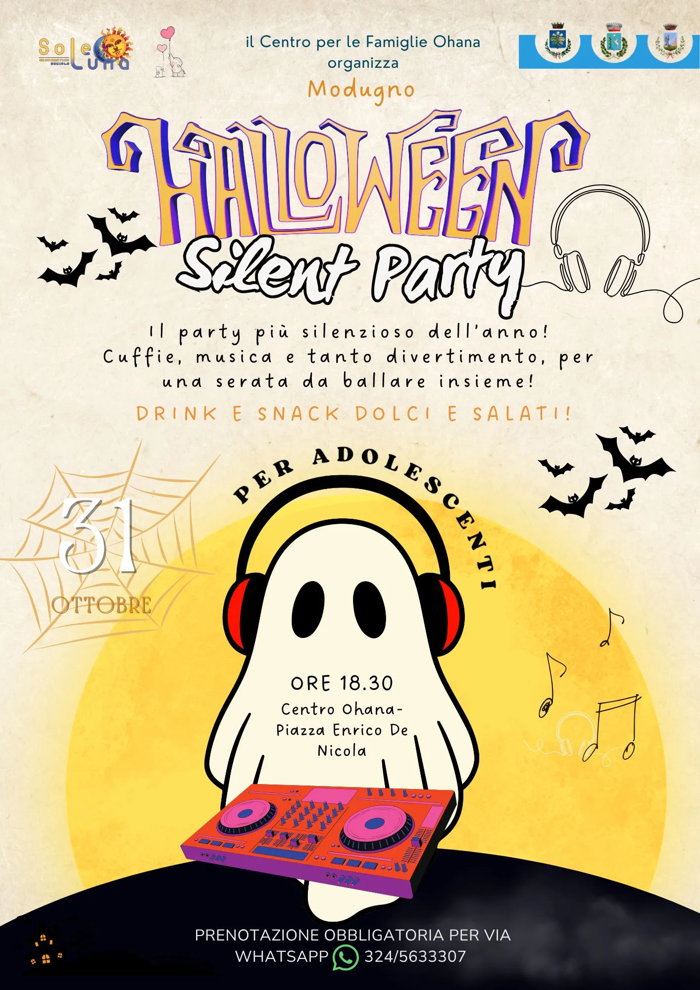 Locandina Halloween Adolescenti 31.10.2025