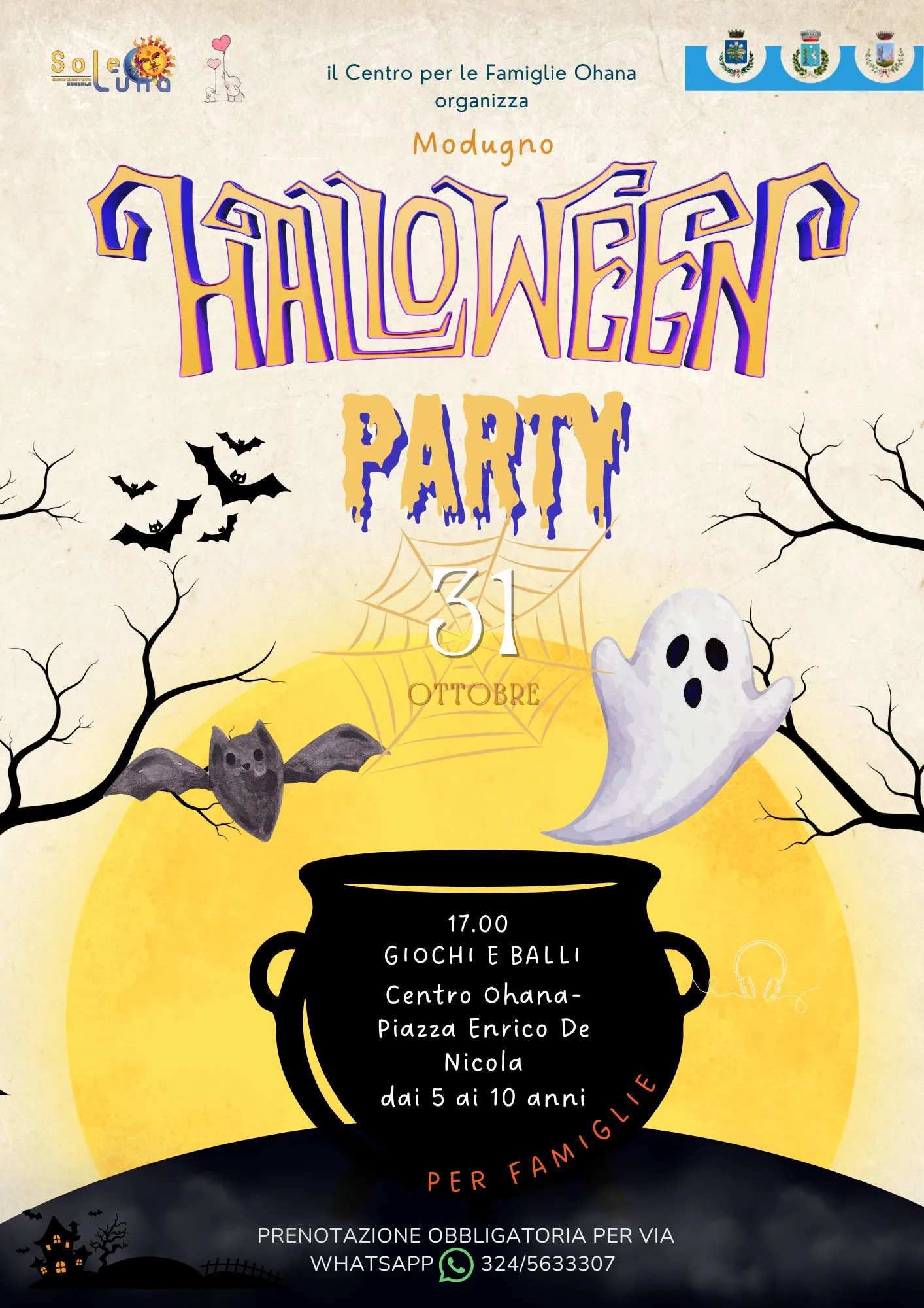 Locandina Halloween Bimbi 31.10.2025